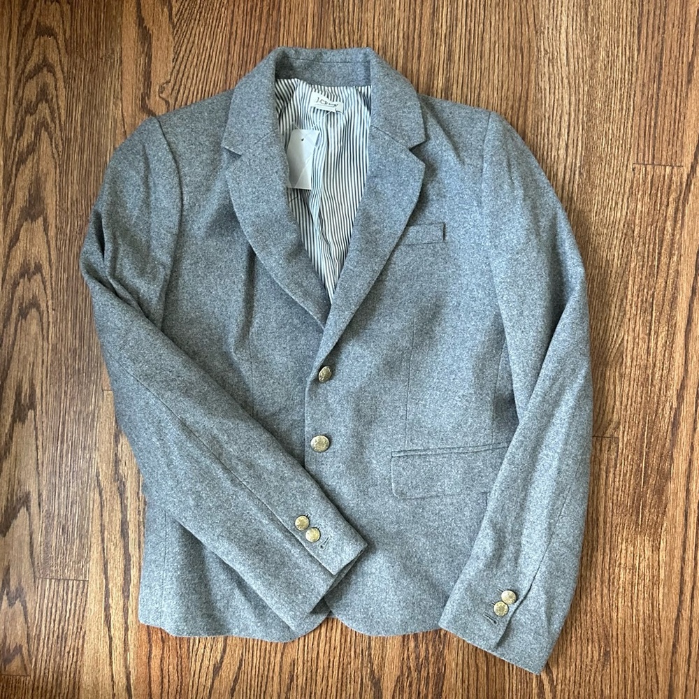 Jcrew blazer gray